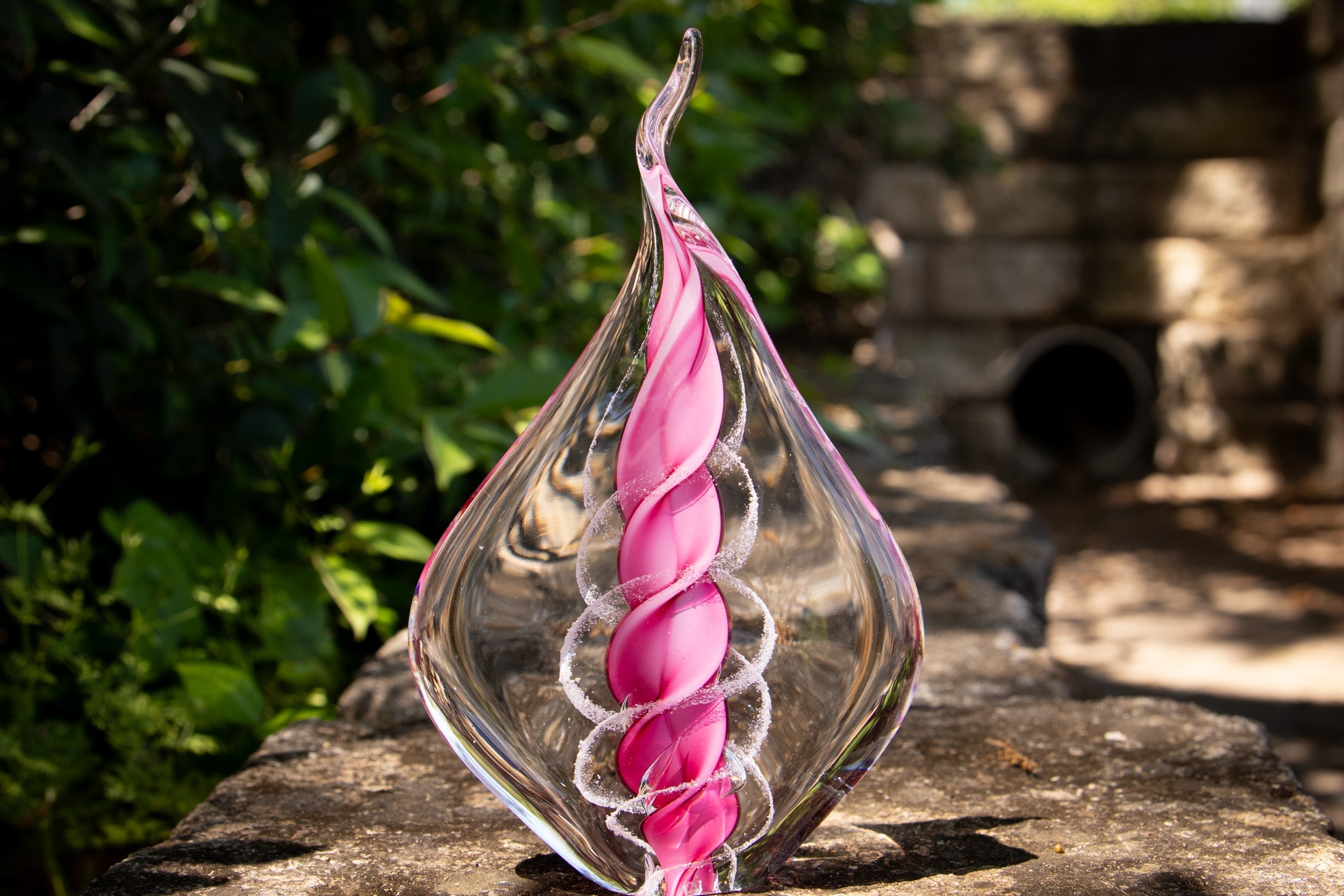 Flames with Cremation Ash